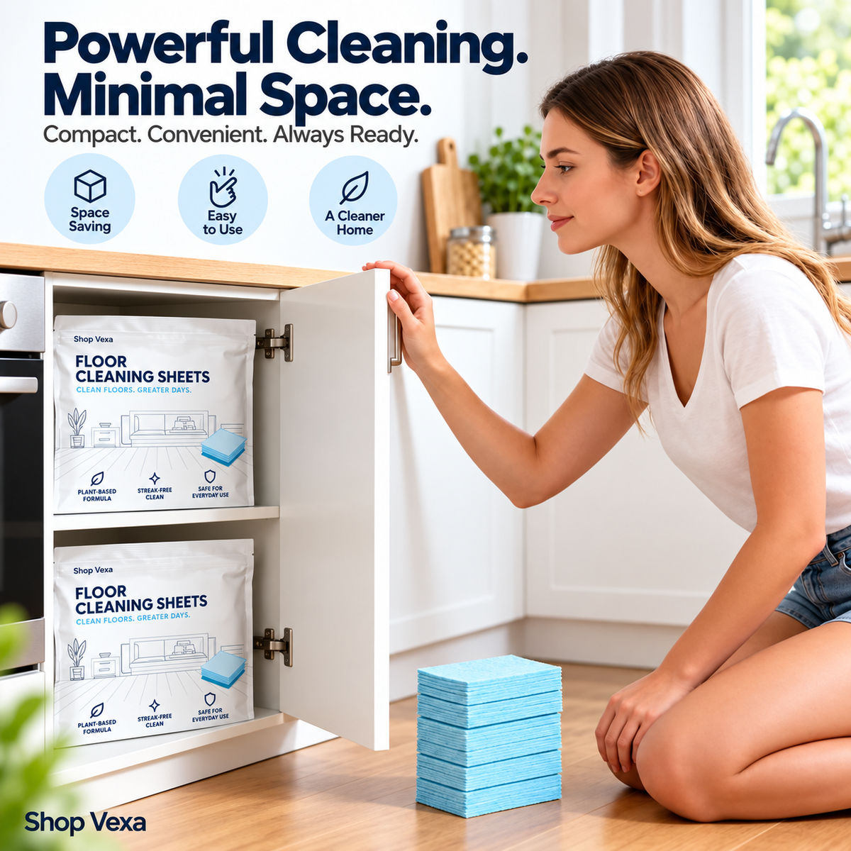 Multi-Effect Floor Cleaning Sheets (pack of 100)
