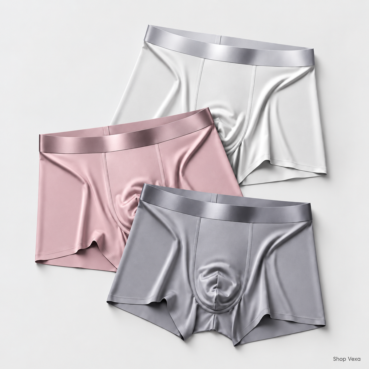 Men's Ultra Soft Ice Silk Lycra Material Comfortable Underwear | Light-Weight | Breathable | Anti-Bacterial