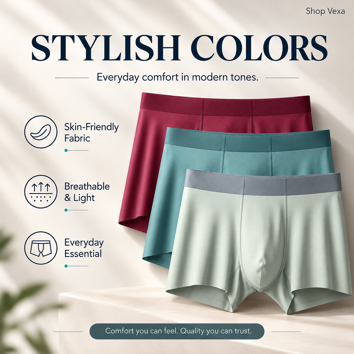 Men's Ultra Soft Ice Silk Lycra Material Comfortable Underwear | Light-Weight | Breathable | Anti-Bacterial