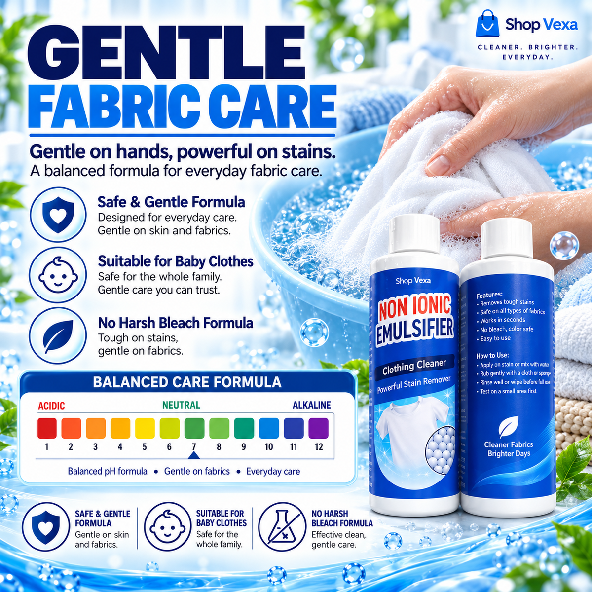 All-Purpose Clothing Stain Cleaner – Removes Coffee, Wine & Oil Stains in Seconds! BUY 1 GET 1 FREE