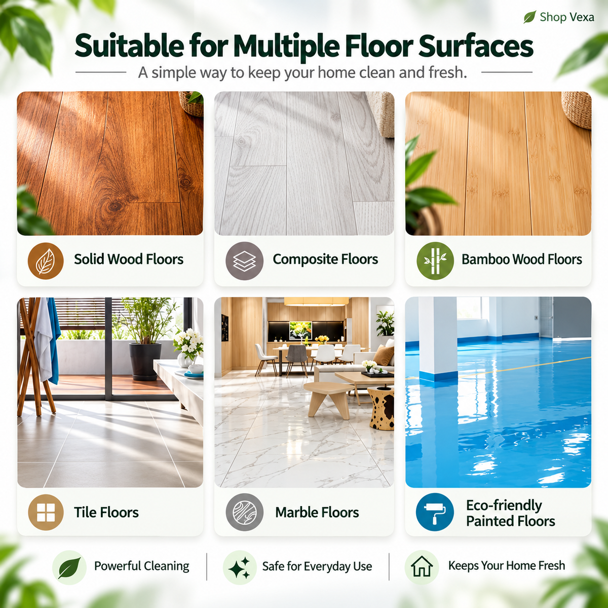 Multi-Effect Floor Cleaning Sheets (pack of 100)